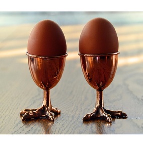 2024 ขายแหวนสามขาทองโลหะไข่ทรงกลมขาตั้งจอแสดงผลบ้านและโรงแรมตกแต่งห้องครัว - Product Image 5