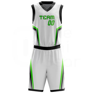 Uniformes de Baloncesto sin Mangas Unisex de la Mejor Calidad UNI GEAR, 100% Poliéster, Transpirables, de Secado Rápido y que Absorben la Humedad - Product Image 1