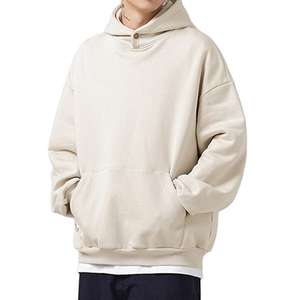 Sudaderas con capucha de gran tamaño de lana de algodón pesado para hombres al por mayor sudaderas con capucha gráficas personalizadas para hombres servicio OEM de fábrica a granel - Product Image 4