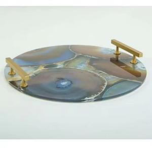 Bandeja de servicio de resina funcional con asas resistentes que proporciona comodidad y belleza para alojar invitados en casa - Product Image 3