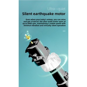 Tondeuse corporelle sans fil, lame en céramique lavable, longueurs de coupe réglables, chargement USB, 4500-5000 tr/min, conception étanche - Product Image 5