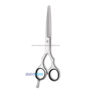 กรรไกรตัดผมซาลูน,กรรไกรตัดผมพร้อมแหวนสีดำ | ด้ามจับสะดวกสบายมาก - Product Image 4