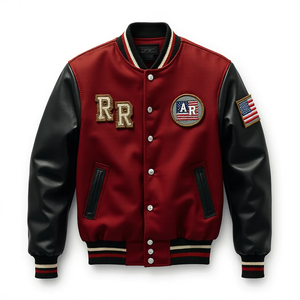 Chaqueta de Motociclista Estilo Bomber, Auténtica, de Cuero Genuino, Unisex, Impermeable, Resistente al Viento, Fabricada en Fábrica, Duradera - Product Image 4