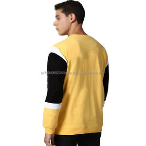 Ropa deportiva de moda para hombres Sudaderas Su propio diseño de logotipo Color sólido Tela de lana Jersey de algodón Básicos transpirables - Product Image 3