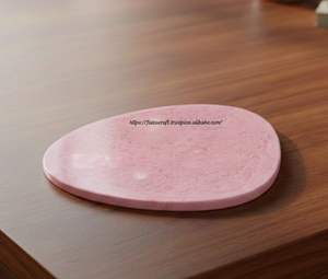 Planche à découper en résine de style écologique de luxe avec poignée, en paille de blé, plateau à charcuterie durable pour la viande, le pain, les blocs à découper - Product Image 2