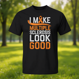 T-shirt Promozionale Guerriero per la Consapevolezza della Sclerosi Multipla: Supporto MS con Stile - Product Image 3