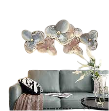 ตกแต่งบ้านสำเร็จรูปงานฝีมือขายดีศิลปะแขวนผนังโลหะศิลปะแขวนผนังสำหรับห้องนั่งเล่นห้องนอน - Product Image 5