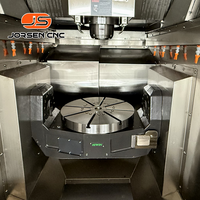 Centre d'usinage vertical CNC 5 axes AMC500 JORSEN, conique de broche HSK-A63, commande GSK, broche simple, robuste, prix compétitif