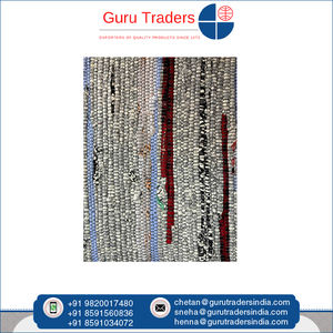 Estilo clásico Tamaño personalizado Forma de rectángulo Lavable Antideslizante Calidad excepcional Reversible Chindi Felpudos para pedidos a granel - Product Image 5