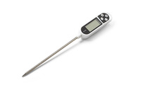 Thermomètre de cuisine numérique avec sonde pliable et écran rétroéclairé