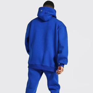 Ensemble de survêtement unisexe en strass, sweat-shirt ample et pantalon évasé, survêtement épais 100% coton pour homme, entièrement orné de pierres précieuses, OEM - Product Image 3