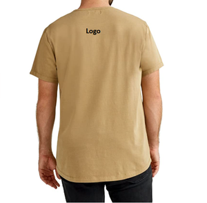 Nueva camiseta de moda de algodón Unisex, camisetas baratas de secado rápido de alta calidad cómodas 100% algodón de Color personalizado para hombres - Product Image 5