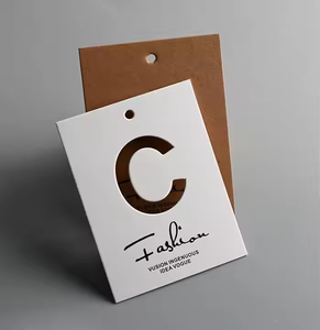 Eco Friendly <b>Paper</b> Custom Clothing Tags Premium Material UV Printed Matte/<b>Glossy</b> Finish Versatile for Garments & Accessories - Product Image 6