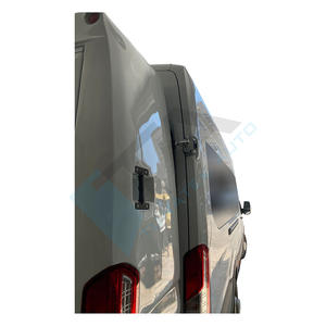 Compartimento de almacenamiento trasero de fibra de vidrio para equipaje y esquí, para Ford Transit 2014 en adelante, con acabado blanco imprimado. - Product Image 5