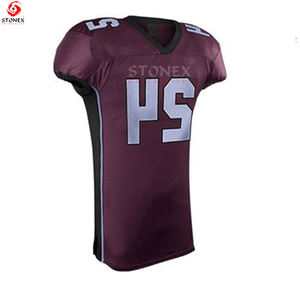 Camiseta de fútbol reversible americana, sublimación personalizada, uniforme de fútbol americano al por mayor - Product Image 5