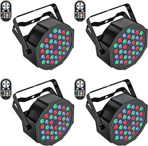 ACHETER MAINTENANT Seven Stars LED Par Lights DJ Stage Light RGB 54x3W LED (lot de 2) - Product Image 4
