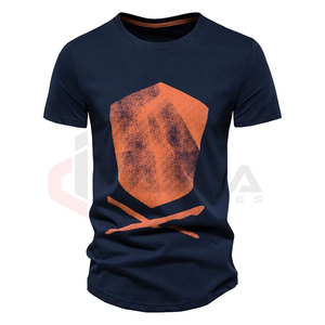 OEM ODM Hombres y Mujeres 100% Algodón Camiseta Unisex Camisetas de manga corta con la impresión personalizada Puff Logo Tejido de punto - Product Image 1