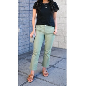 Pantalones vaqueros populares de Venta caliente para mujer, pantalones vaqueros lavados de pierna recta ajustados de cintura alta, enviados a la exportación desde BD - Product Image 3