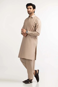 Salwar Kameez pour homme, personnalisable avec logo imprimé, léger, respirant, col haut, manches longues, style décontracté toutes saisons, très demandé - Product Image 2