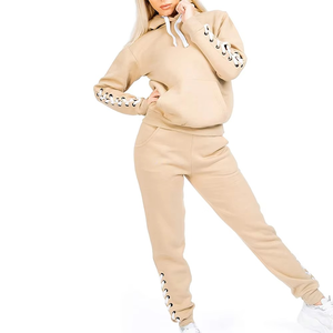 Chándal con capucha de algodón para mujer de buena calidad 2025, chándal cómodo informal de manga larga de ajuste Regular para correr - Product Image 4