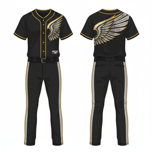 Uniforme de Béisbol Sublimado Personalizado 2026, Cuello en V, 100% Poliéster, Malla Ligera y Transpirable, Unisex, Nombre del Equipo, Número, Logotipo Personalizado - Product Image 5