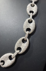 Longue chaîne de Cubain en argent glacé pour hommes en acier inoxydable Offre Spéciale pour cadeaux disponibles à bas prix - Product Image 4