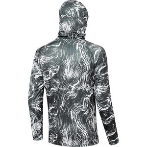 Sudadera CON CAPUCHA DE PESCA personalizada para hombre, protección solar UPF, equipo de manga larga para exteriores con logotipo personal - Product Image 5