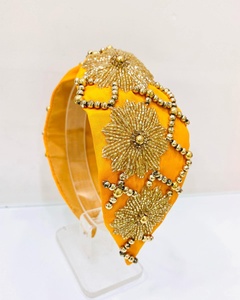 Trendy Handmade Beaded <b>Headband</b> With Colorful Design For Women And Girls Fashion Hair Accessories From Indian Supplier - Product Image 5