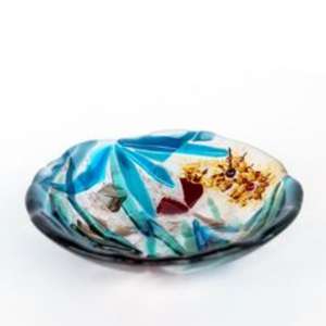 Bol en résine colorée fait à la main en résine époxy adapté à la décoration minimaliste moderne de la maison et de la cuisine - Product Image 1