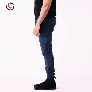 กางเกงสเวตเตอร์คาร์โก้ลำลองของผู้ชายมาใหม่ผ้าฝ้าย100% ทันสมัยมีเชือกผูกปากแบนไซส์ใหญ่พิเศษทำจากโรงงาน2025 - Product Image 3