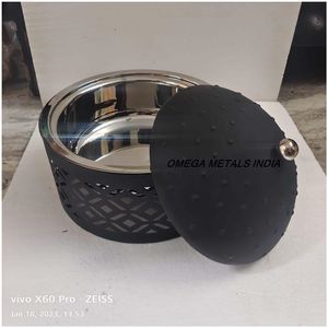 Material de buena calidad para servir olla caliente negra cazuela aislada para servir cazuela calentador de alimentos cazuela hecha a mano para Cocina - Product Image 1