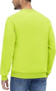 เสื้อสเวตเตอร์ผ้าฝ้ายคอตตอนสำหรับผู้ใหญ่เหมาะกับชายและหญิงเสื้อคอกลม2025ใหม่สี100% ออกแบบโลโก้ - Product Image 2