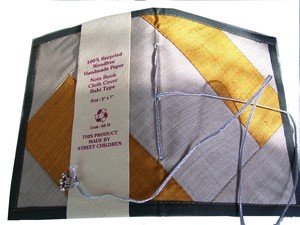 ชุดเครื่องเขียนผ้าฝ้ายทำมือสุดหรูชุดสมุดเก็บภาพรีไซเคิลสำหรับตกแต่งไดอารี่งานฝีมือกระดาษ - Product Image 2