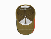 Casquettes de baseball sportives avec logo personnalisé du drapeau des Émirats arabes unis, haute qualité, broderie personnalisée, patch logo tissé, structurées, 100% coton