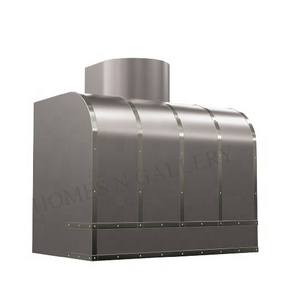 Chimenea de Cocina de Diseño Moderno, Personalizada, de Alta Calidad, de Acero Inoxidable, para Montar en la Pared - Product Image 1