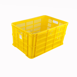 <strong>Stackable</strong> Storage <strong>Crates</strong> High Quality <strong>Plastic</strong> Vented <strong>Crate</strong> for Food Fruits Vegetable Logistics Storage Box - Product Image 5