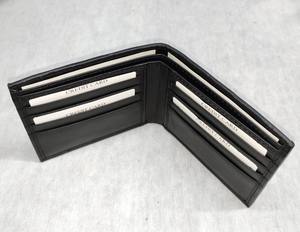 PU Leather Men's Wallet <b>RFID</b> <b>Card</b> <b>Holder</b> Personalized Logo Name Engraving Purse High Quality Gift Box Promotional Event Luggage - Product Image 3