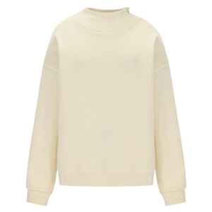 Vente en gros de tissu 100% coton de haute qualité, léger, col montant, épaules tombantes, uni, respirant, écologique, logo personnalisé - Product Image 6