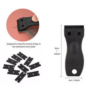 Juego de alicates para extensiones de cabello de acero inoxidable alemán, mango de acero alemán pulido para juego de peinado de cabello humano - Product Image 5