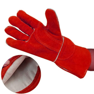 Gants de soudage Tig de meilleure qualité en cuir de chèvre Gants de protection des mains pour les soudeurs Gants en cuir - Product Image 4