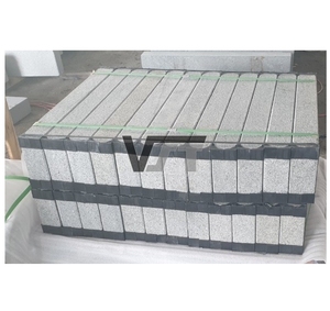 Vente en gros graphique de surface en pierre de granit gris de style industriel moderne du Vietnam prend en charge la coupe pour une application en cuisine - Product Image 1