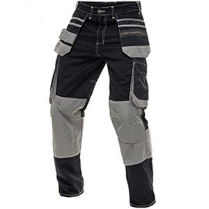 Pantalon cargo de travail pour hommes avec plusieurs poches et logo personnalisé en gros - Product Image 3