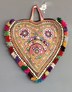 Indian Banjara Patchwork Kantha Stitched Women's <b>Mini</b> <b>Tote</b> Tribal Bohemian Jhola Handbag with Shoulder Strap Lady Style - Product Image 4