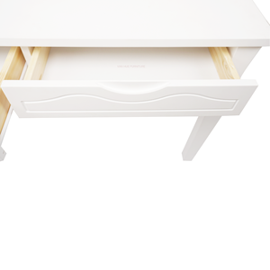Grossistes Meubles pour enfants en ligne Table blanche design ondulé mignon pour enfants en bois massif et en bois MDF pour filles de 6 à 14 ans - Product Image 4