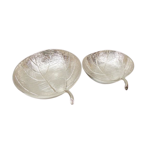 Plat de service à feuilles en métal, couleur or et noir, taille et forme personnalisées, plateau à feuilles pour la maison et les hôtels - Product Image 6