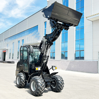 Chargeuse à flèche télescopique ergonomique 0.9t avec siège à suspension pneumatique Chargeuse sur pneus confort pour opérateur 8H Mini tracteur moteur avant