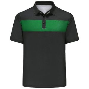 Meilleure qualité hommes été séchage rapide décontracté pour polo Simple élégant broderie Logo à manches courtes tricoté tissu imprimé - Product Image 5