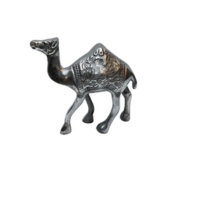 Figurine de chameau vintage en laiton doré antique Sculptures Statue pièces de déclaration décor articles cadeaux Chine Sculpture moderne - Product Image 2