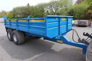 Construcción Robusta: Remolque basculante de 14 pies x 7 pies 6 ideal para pacas y uso general Opciones de ruedas Viene con ruedas 500/50R17 - Product Image 5