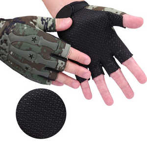 Venta al por mayor medio dedo ciclismo Motor bicicleta ciclo motocicleta guantes impermeables Karting guantes Motocross motociclismo guantes - Product Image 1